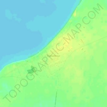 Кремёнки topographic map, elevation, terrain