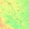 Brahmaputra River topographic map, elevation, terrain