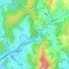 Hongjecheon Stream topographic map, elevation, terrain
