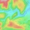 Klosterruine Limburg topographic map, elevation, terrain
