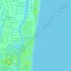 Fort Lauderdale Beach topographic map, elevation, terrain