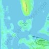 Vacation Isle topographic map, elevation, terrain