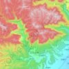 云台山风景名胜区 topographic map, elevation, terrain