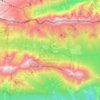 Gaistal topographic map, elevation, terrain