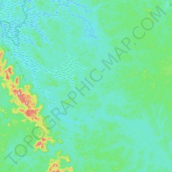 Romboe topographic map, elevation, terrain