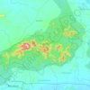Kapilash WLS topographic map, elevation, terrain