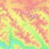 Biafo Glacier topographic map, elevation, terrain