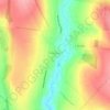 Pysarivka topographic map, elevation, terrain