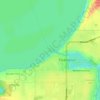 Charlevoix South Pier Light topographic map, elevation, terrain