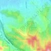 Basin topographic map, elevation, terrain