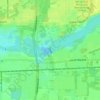 Twin Branch Dam topographic map, elevation, terrain