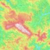 Jahorina topographic map, elevation, terrain