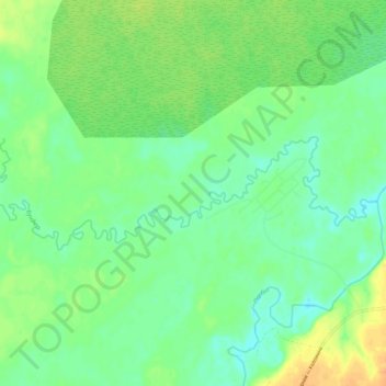 Бундюр topographic map, elevation, terrain