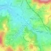 Monnay topographic map, elevation, terrain