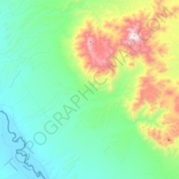 Chinati Mountains State Park topographic map, elevation, terrain