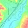 Parachute topographic map, elevation, terrain