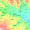 黑林河 topographic map, elevation, terrain