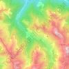 La Blanche de Laverq topographic map, elevation, terrain