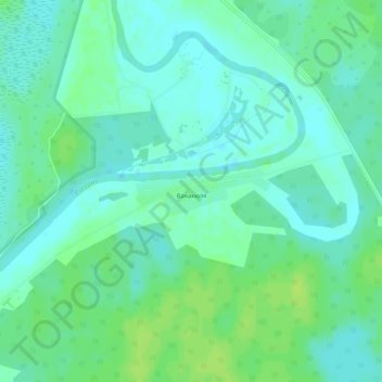 Ванакюля topographic map, elevation, terrain