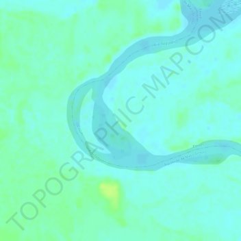 Rio Taquari topographic map, elevation, terrain