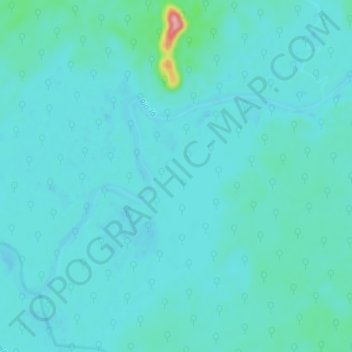 Rio lá topographic map, elevation, terrain