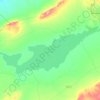 Chott Zahrez Gharbi topographic map, elevation, terrain