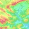 Rio Passaúna topographic map, elevation, terrain