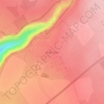 Avnay Eitan topographic map, elevation, terrain