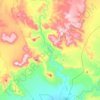Gats topographic map, elevation, terrain