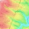 Abdoun topographic map, elevation, terrain