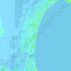 Sunny Beach topographic map, elevation, terrain
