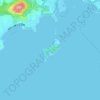 大余島 topographic map, elevation, terrain