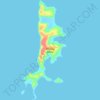 Macleay Island topographic map, elevation, terrain