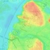 Rideau Hall topographic map, elevation, terrain