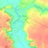 Terny topographic map, elevation, terrain