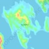 Apo Island topographic map, elevation, terrain