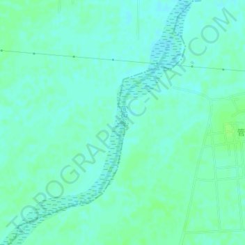 滹沱河 topographic map, elevation, terrain