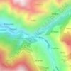 Tirthan topographic map, elevation, terrain