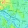 Yarra Park topographic map, elevation, terrain