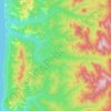 Просторная topographic map, elevation, terrain