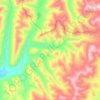 Берилл topographic map, elevation, terrain