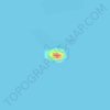 Thorpe (Timana) Island topographic map, elevation, terrain