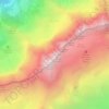 Dents du Midi topographic map, elevation, terrain