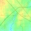 Indian Creek topographic map, elevation, terrain