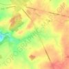 Le Piétrebais topographic map, elevation, terrain
