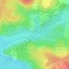 Пазелинка topographic map, elevation, terrain