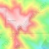 Mount Wilson Observatory topographic map, elevation, terrain