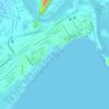 Praia do Forte topographic map, elevation, terrain