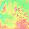 Wadi Rum Protected Area topographic map, elevation, terrain