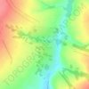 Монастырское topographic map, elevation, terrain